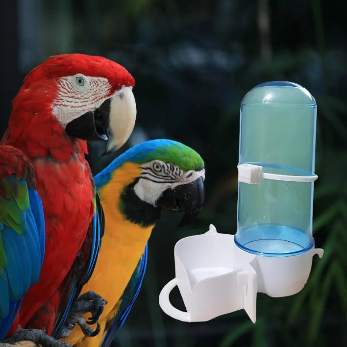 Durable bird feeder for parrots, pigeons, and small birds – easy cage attachment