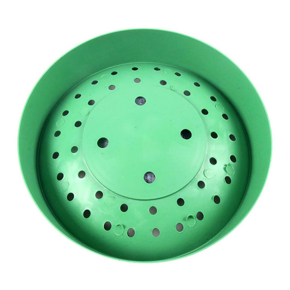 Durable plastic pigeon nesting bowl – bottom view