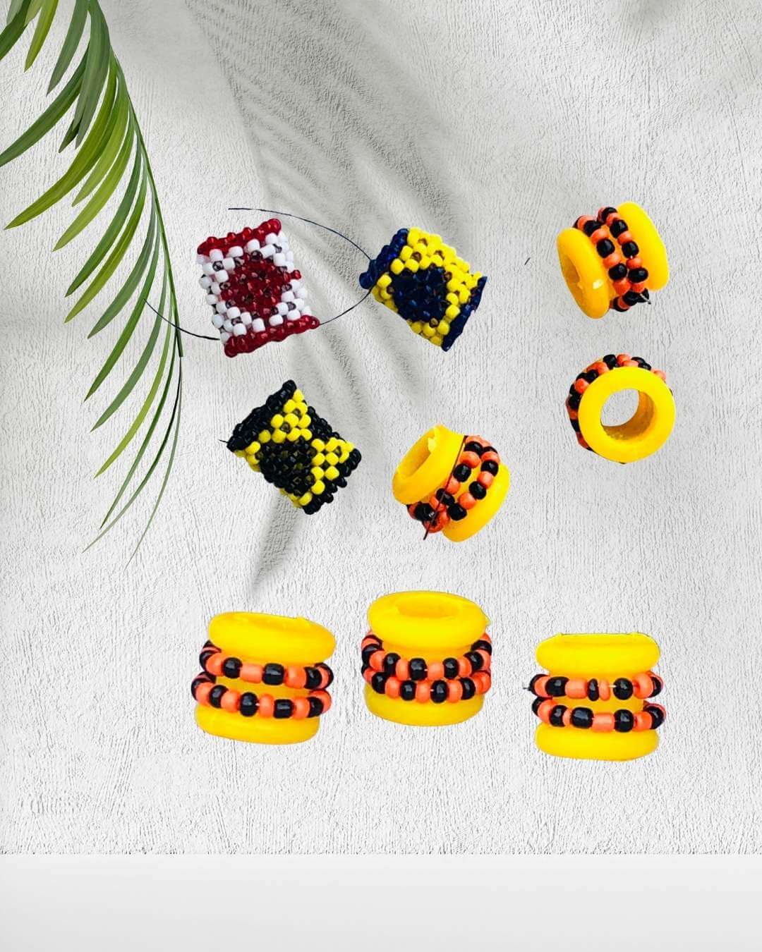 48pcs Multi‑Color Plastic Pearl Racing Pigeon Rings – Leg Bands for Bird - Talha Traders