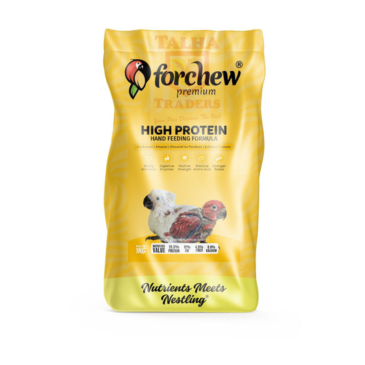 Forchew Premium Baby Parrot Hand Feeding Formula High Protein Food