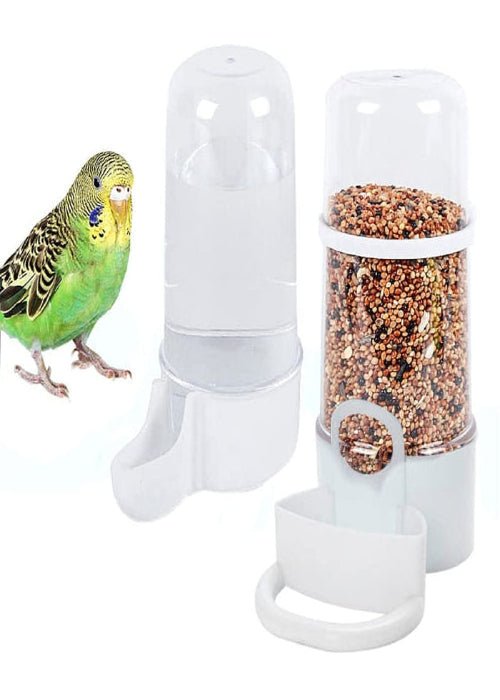 Durable bird feeder for parrots, pigeons, and small birds – easy cage attachment